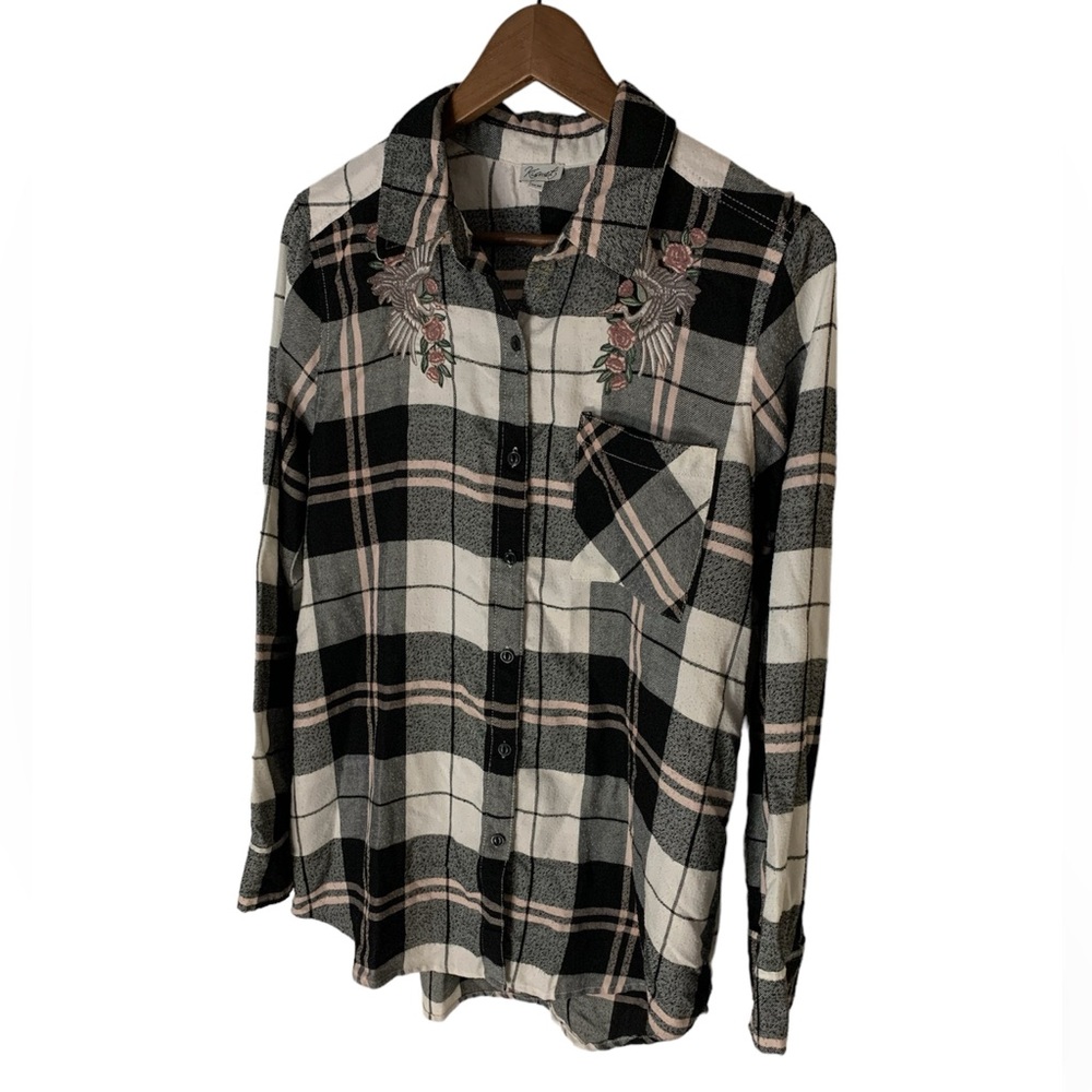 Kismet Pink Flannel Button Down